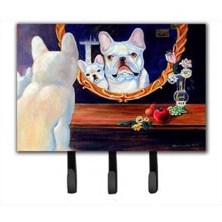 """" Caroline's Treasures 7514th68 French Bulldog Leash Holder eller Key Hook Large Multicolor """"