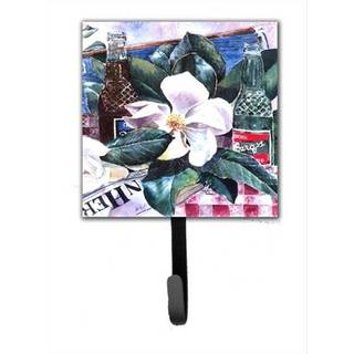 """" Caroline's Treasures 1009SH4 Barq's og Magnolia Leash Holder eller Key Hook Small Multicolor """"