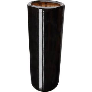 Oriental møbler 24 """" Solid sort porcelæns paraplystand