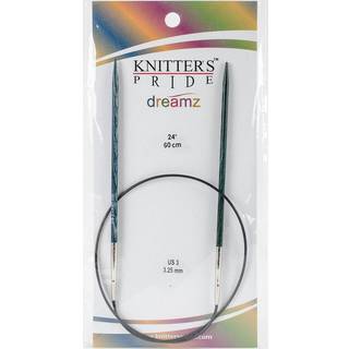 Knitter's Pride-Dreamz Fast cirkulære nåle 24 """" Størrelse 3/3,25 mm