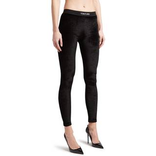 Tom Ford Logo velvet leggings - black - M
