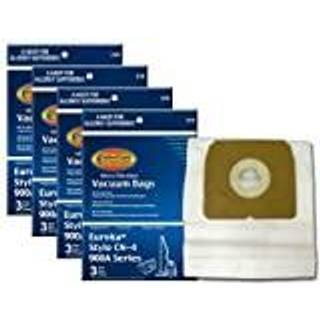 Envirocare -udskiftning st?vsugere st?vposer lavet til at passe Eureka 900a Powerforce Micro Filtration CN 4 12 poser