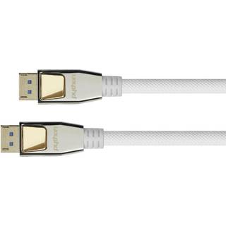 Alcasa DP20-PY020W HDMI-kabel 2 m HDMI Type A (Standard) Hvid