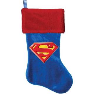 Kurt Adler Superman Logo Applique Stocking 19-tommer