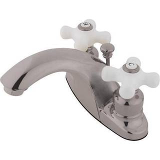 Kingston Brass GKB7648PX 4 in. CenterSet badev?relse vandhane b?rstet nikkel