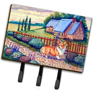 """" Caroline's Treasures 7168th68 Pembroke Corgi i hytten snorhylder eller nøglekrog stor flerfarvet """"