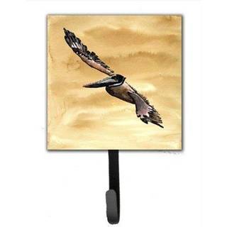 """" Caroline's Treasures 8157SH4 Bird-Pelican Leash Holder eller Key Hook Small Multicolor """"