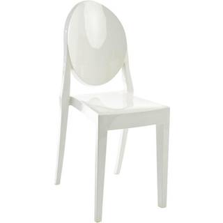 Kartell Victoria Ghost Spisebordsstol Blank Hvid