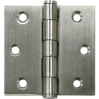 Deltana Square H?ngsel Satin Rustfrit st?l 3 1/2 """" H?jde x 3 1/2 """" Bredde SS35U32D
