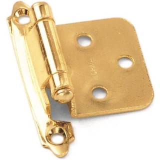 Laurey 28737 Ingen offset poleret messing semi skjult kabinet h?ngsler 1 t?lling (pakke p? 1)