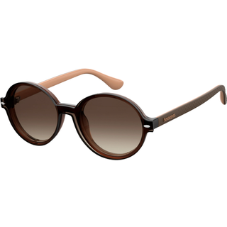 Havaianas Kvinde FLORIPA/CS WJG/HA Solbriller Acetat Rust Brun Rund Clip-on