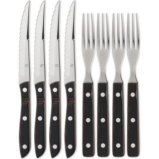 Gense Gense Old Farmer Black grillbestik, 8 dele 4+4 sort