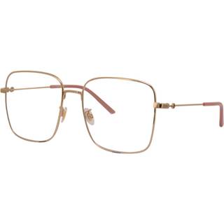 Gucci Kvinde GG0445O 001 Optiske stel Metal Guld Firkantet