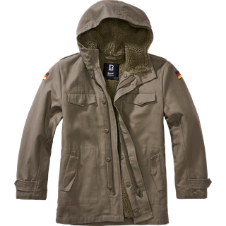 Brandit Børn BW Parka Jakke Oliven - 158-164 / XL