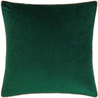 Paoletti Riva Paoletti Emerald Green/Blush Pink 55 x 55cm Meridian Velvet Cushion