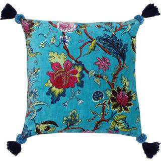 Paoletti Riva Paoletti Kingfisher Blue Tree Of Life Floral Polyester Filled Cushion
