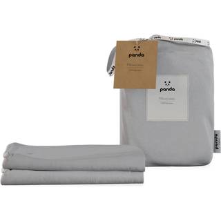 Panda London Panda London 2 Pack Grey Bamboo Viscose Pillowcases