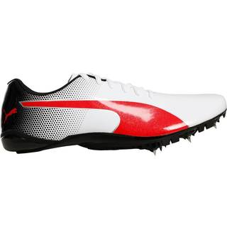 Puma EvoSPEED Prep Sprint 3 Spike Shoes - White, Black, Size 9.5 - white