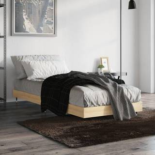 sengeramme 75x190 cm uden madras konstrueret træ sonoma-eg