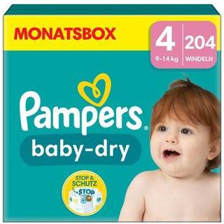 Pampers Baby Dry bleer str. 4 (9-14 kg) månedsboks