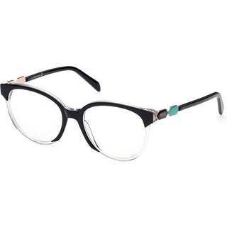 Emilio Pucci EP5184 003 53 Briller Kvinder Krystalklar - Black Transparent White - 53mm
