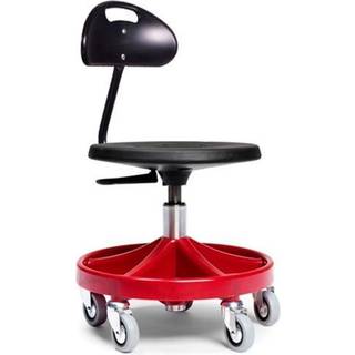 Montørstol All-round model 2134 Rød med rygstøtte