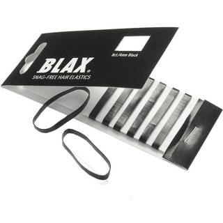 Blax Hair Elastics - Black 4 mm (8 Pcs)