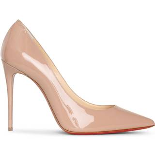 Christian Louboutin Kate 100 patent leather pumps - beige - EU 39.5
