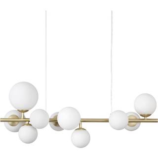 Ideal Lux Perlage pendel længde 81 cm messing/hvid