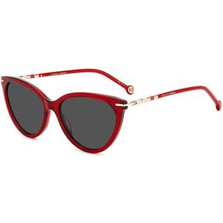Carolina Herrera HER 0093/S C9A/IR 57 Solbriller Kvinder Rød - Transparent Red - 57mm