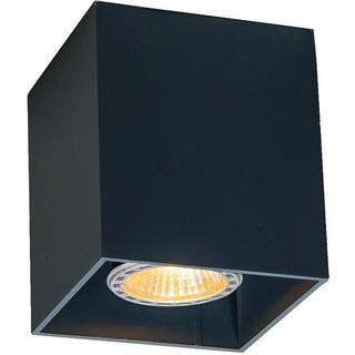 Moderne overflademonteret spotlight sort GU10 50mm - Qubo