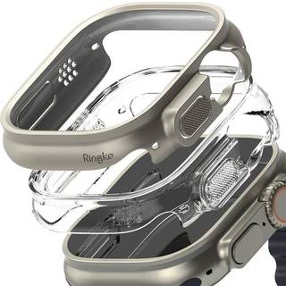 Ringke Slim Case (2-pack) Apple Watch Ultra 49mm 2nd Gen Titanium Gray/Clear
