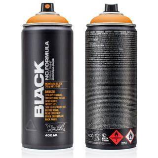 Montana BLACK Spraymaling, 400ml. Clockwork Orange