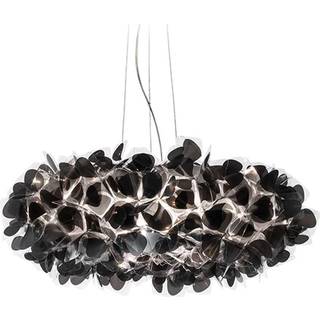 Slamp hængelampe Clizia Mama Non Mama, Ø78cm, sort/klar