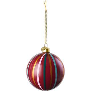 Holmegaard Souvenir julekugle - Ø:8 cm - Multi rød