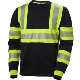 Helly Hansen Workwear Sweatshirt advarsel ICU, klasse 1, sort/gul. Sweatshirt 79272-369 Gul