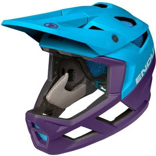 Endura MT500 Fullface Hjelm - Electric Blue - Hjelmstørrelse 51-56 cm