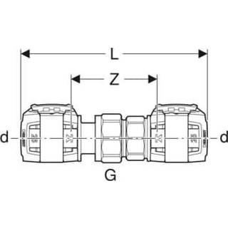 Geberit flowfit union 40mm