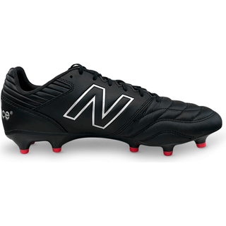 New Balance Unisex 442 V2 PRO FG i Sort/Grå læder, Størrelse 44