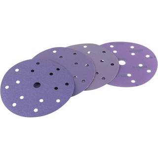 PELA Sliberondel, 150 mm, 15 huller, 50 stk. P120