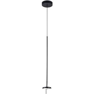 LEDS-C4 LED hængelampe Invisible Single, sort, aluminium