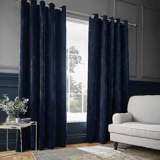 Hyperion Selene Luxury Chenille Weighted Thermal Lined Gardiner til gardinstang117x183cm