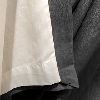 Fusion Fusion Grey Sorbonne Pair of Eyelet Room Darkening Curtains