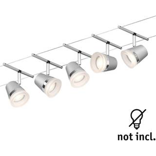 Paulmann Cone wiresystem, basissæt, 5 lk, mat krom