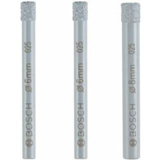 BOSCH Set 3 burghie diamantate Expert for Ceramic Ø 6/6/8 mm