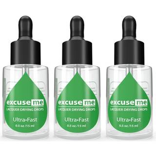 Karlash Undskyld mig neglelak ultra hurtig tørring falder 0,5 oz 15 ml (pakke med 3)