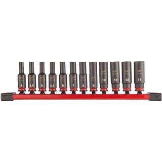 Slagtopsæt 1/4" Shockwave Impact Duty 4-13mm 12stk
