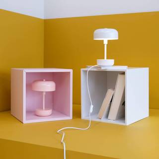 Haipot bordlampe, hvid