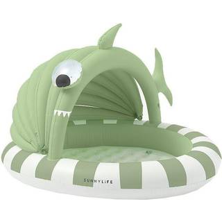 SUNNYLiFE Oppustelig Pool, Shark Tribe Khaki