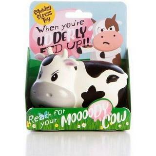 Boxer Gifts Moody Cow Stress Reliece Legetøj - Unikke stressbolde til voksne og teenagere - Squishy Fidget Toys For Angst - Sjovt skrivebordstilb